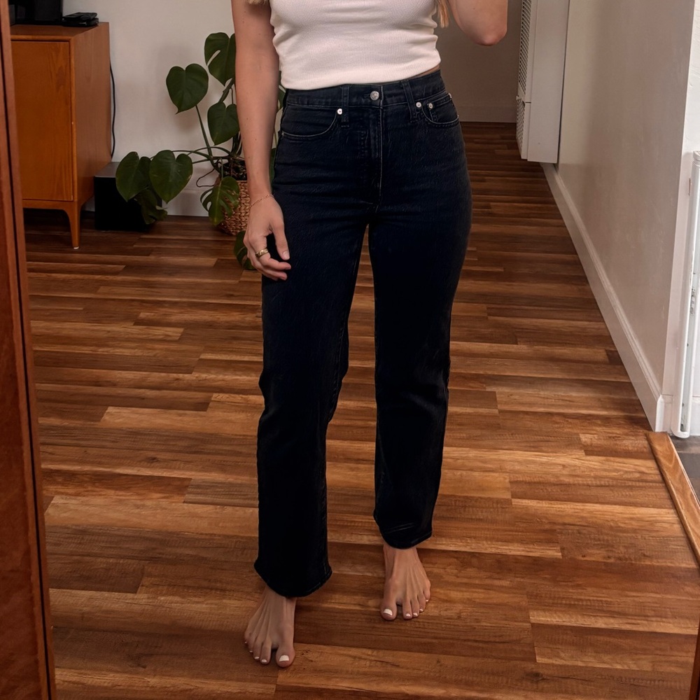 madewell perfect vintage straight denim
